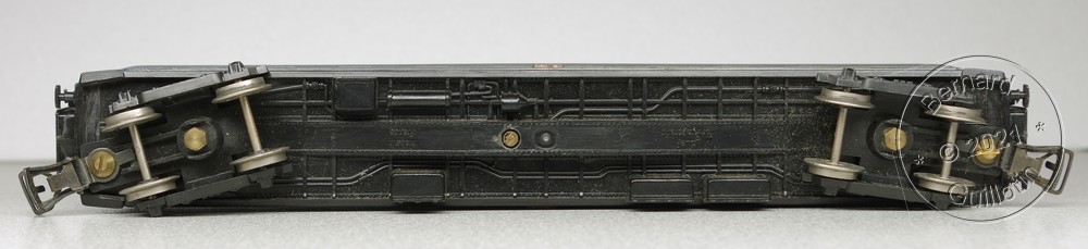 Voiture-lits « Continental », dessous